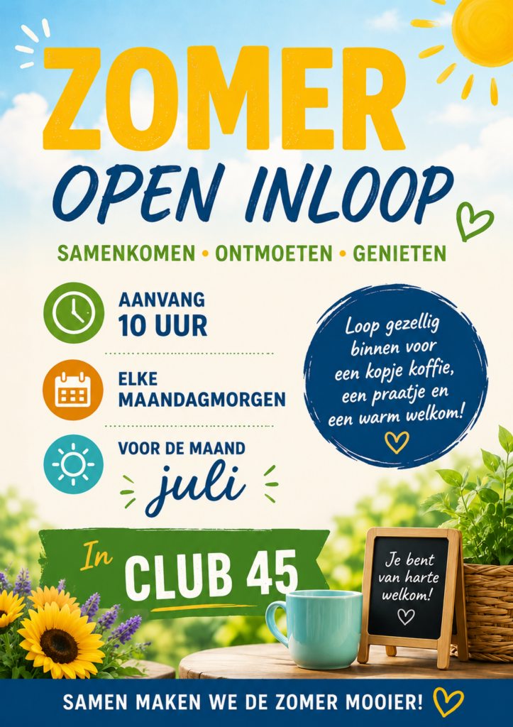 Zomer open inloop